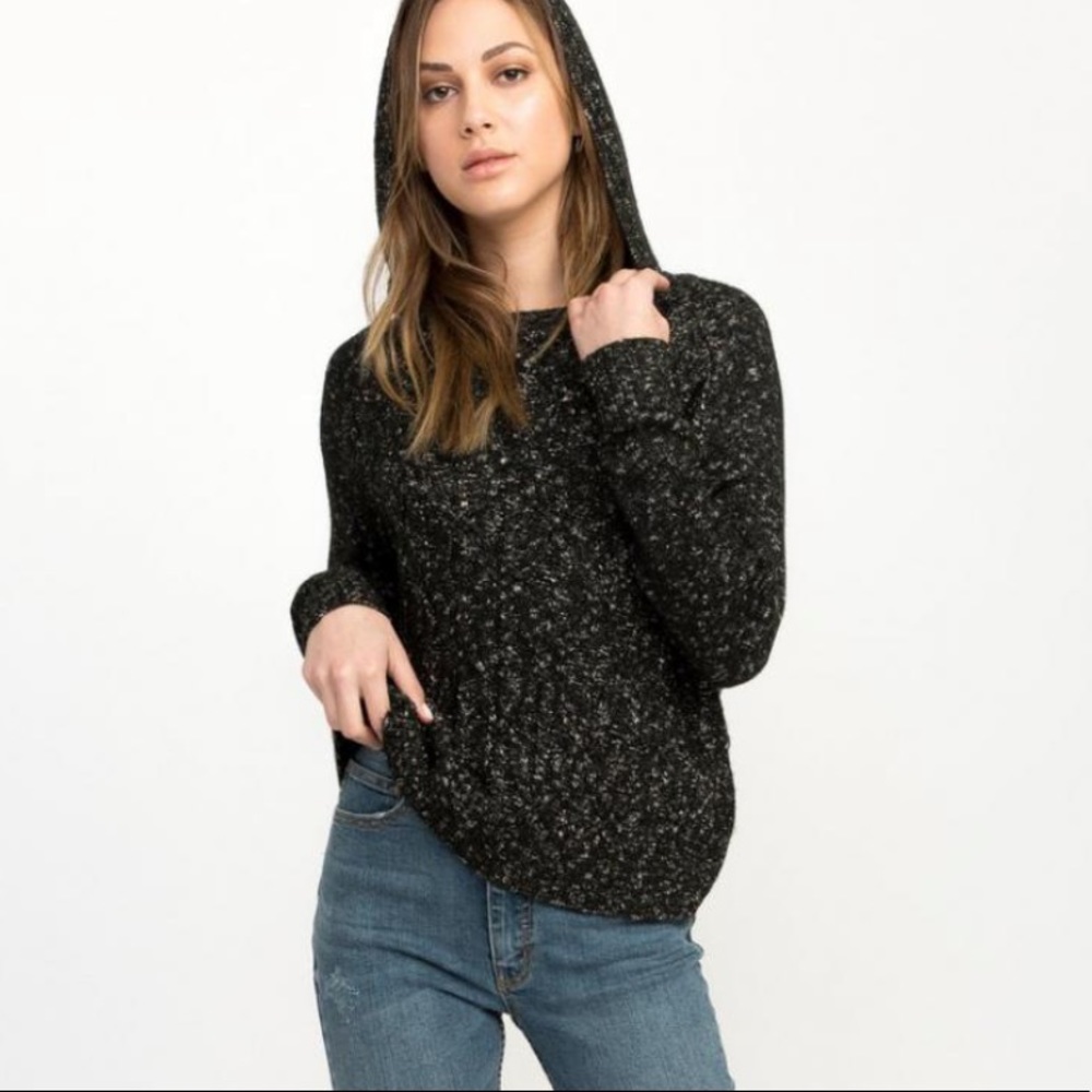 🖤RVCA rare✨ Sknitty Hooded Sweater🖤~med